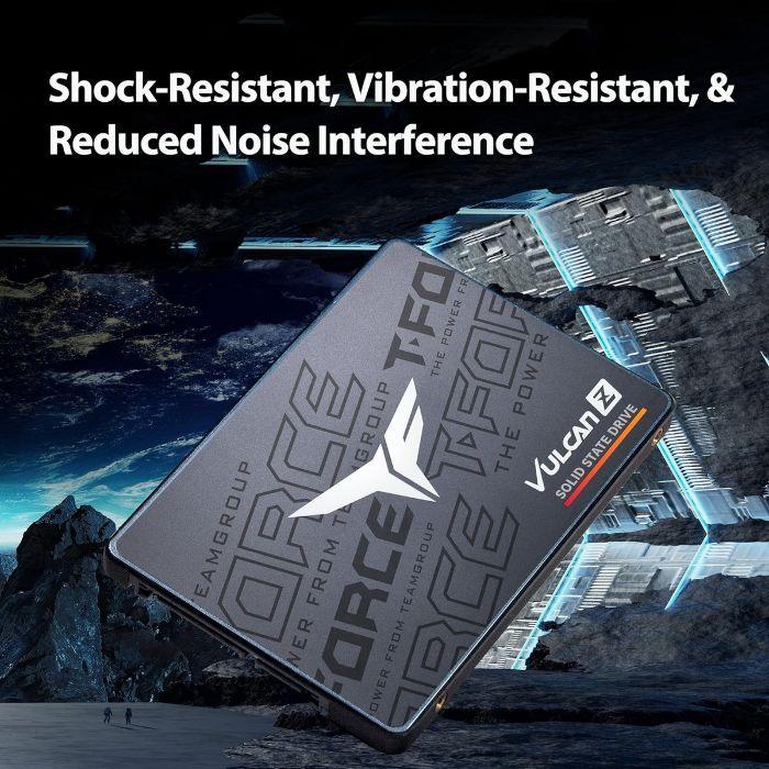 SSD TEAMGROUP T-FORCE VULCAN Z (512 GB - 2,5" - SATA - Preto/Cinza) — miniatura 5