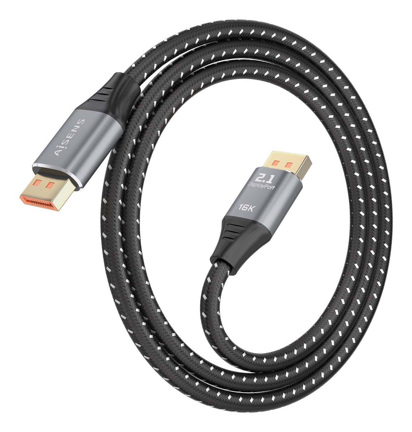 Cabo DisplayPort AISENS A158-0901 (1 m - Preto) — miniatura 2