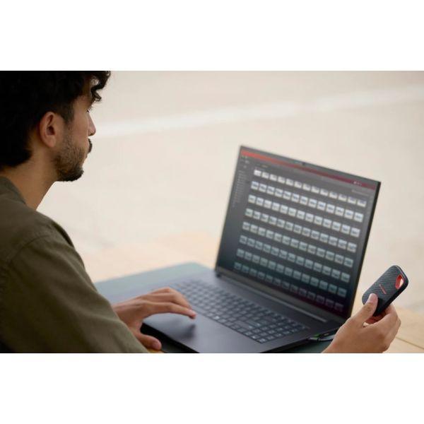 SSD SANDISK Extreme PRO SDSSDE70-2T00-G25 (2 TB - Externo - USB Type-C - Vermelho e Azul) — miniatura 4