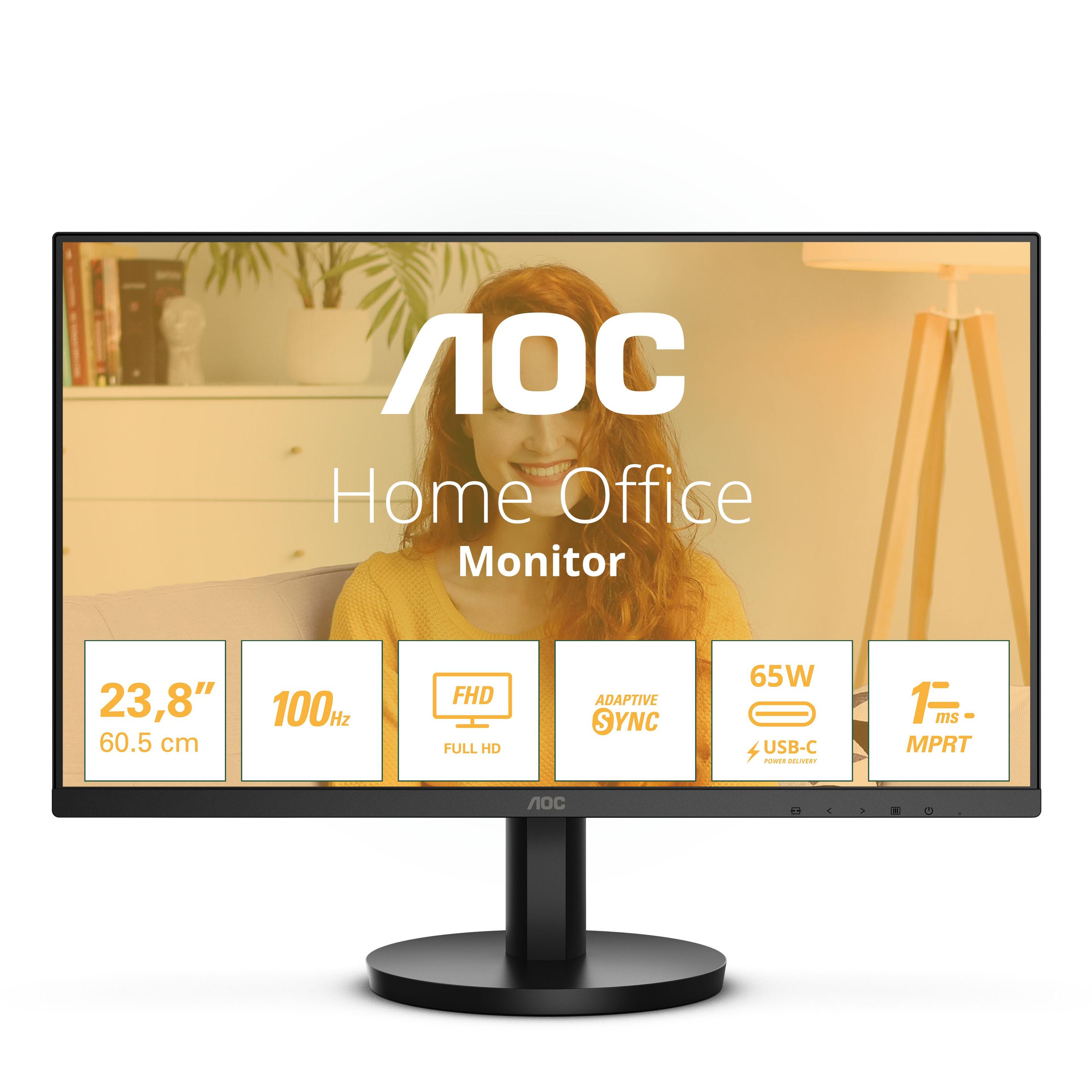 Monitor AOC 24B3CA2 (23,8" - IPS - 100 Hz - Preto)