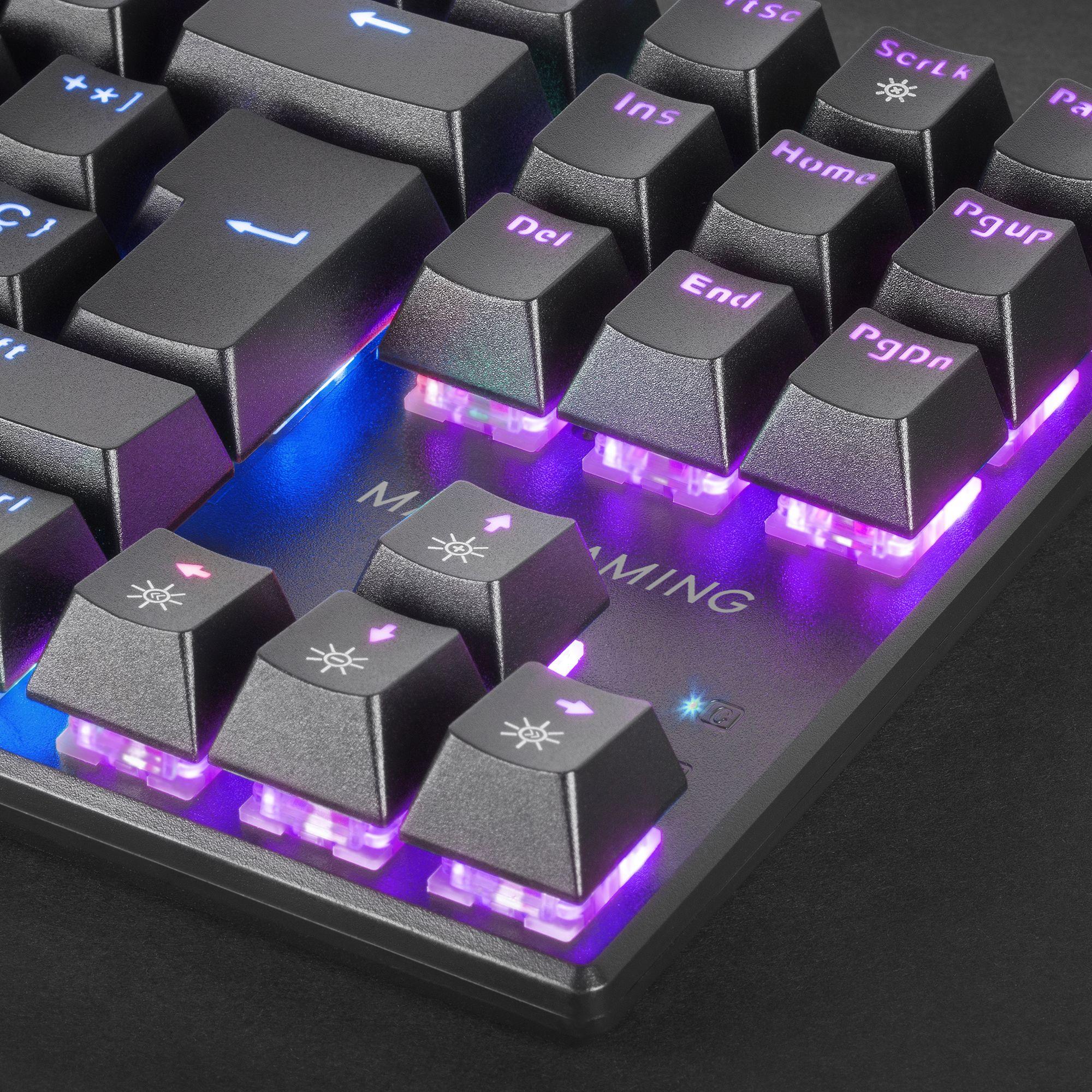 Teclado Gaming Mecânico MARS GAMING MK80RIT (Italiano - Interruptor de chave mecânico - Sem teclado numérico - Preto) — miniatura 3