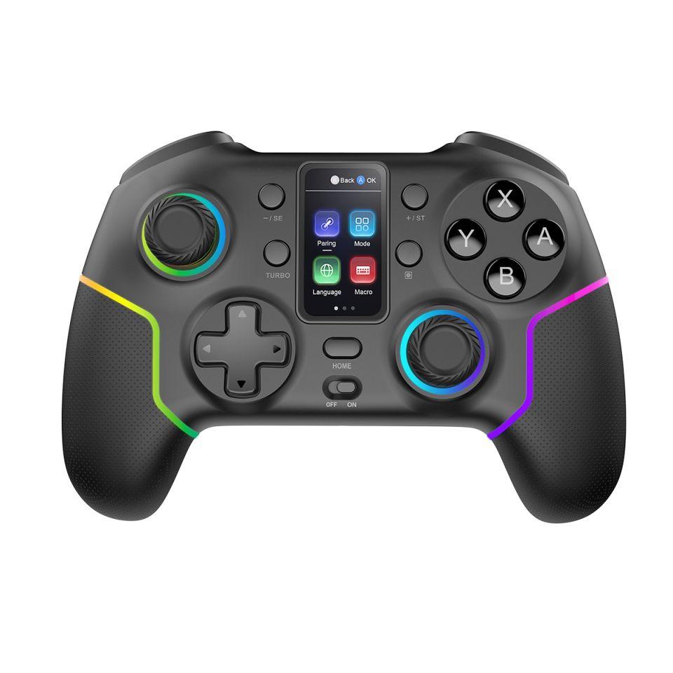 Comando Sem Fios MARS GAMING MGP-V3 (Nintendo Switch - USB Type-A para USB Type-C - Com fios e sem fios - Preto)