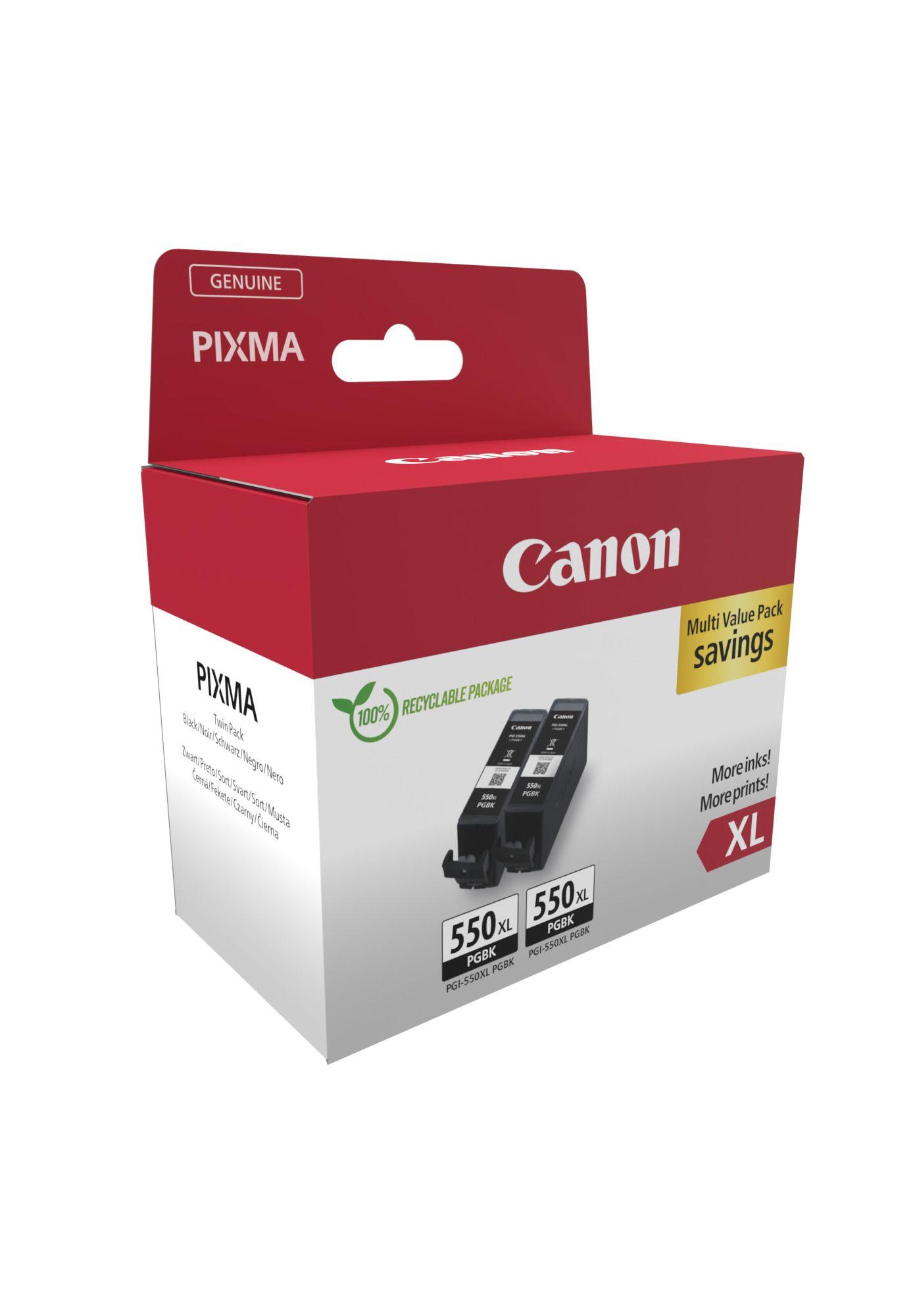 Tinteiro CANON PGI-550XL (500 páginas por tinteiro - Preto), miniatura 2