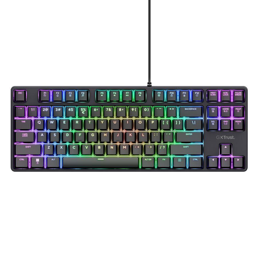 Teclado TRUST GXT 864 Cada TKL (Inglês - Interruptor de chave mecânico - Em linha reta - Preto) — miniatura 4