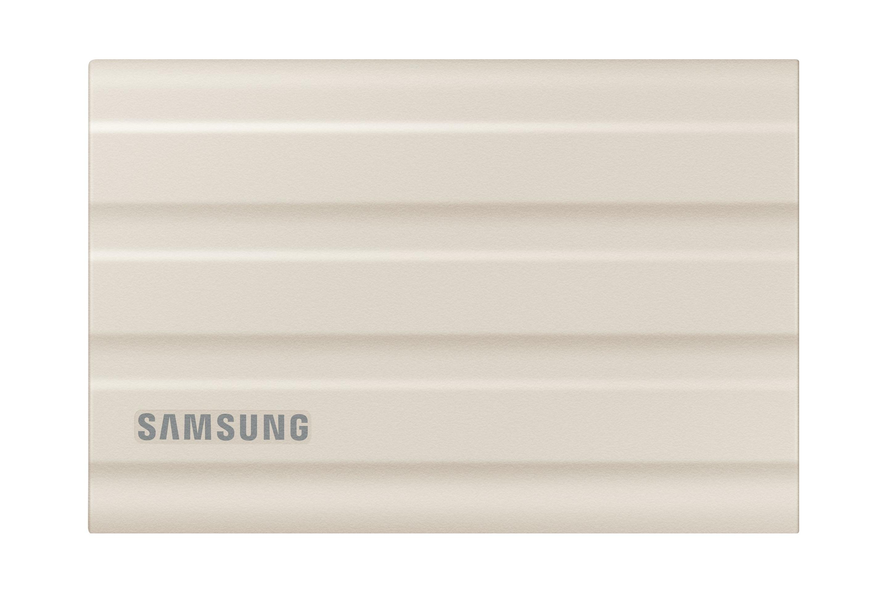 SSD SAMSUNG T7 Shield MU-PE2T0K/EU (2 TB - USB Type-C - Bege)
