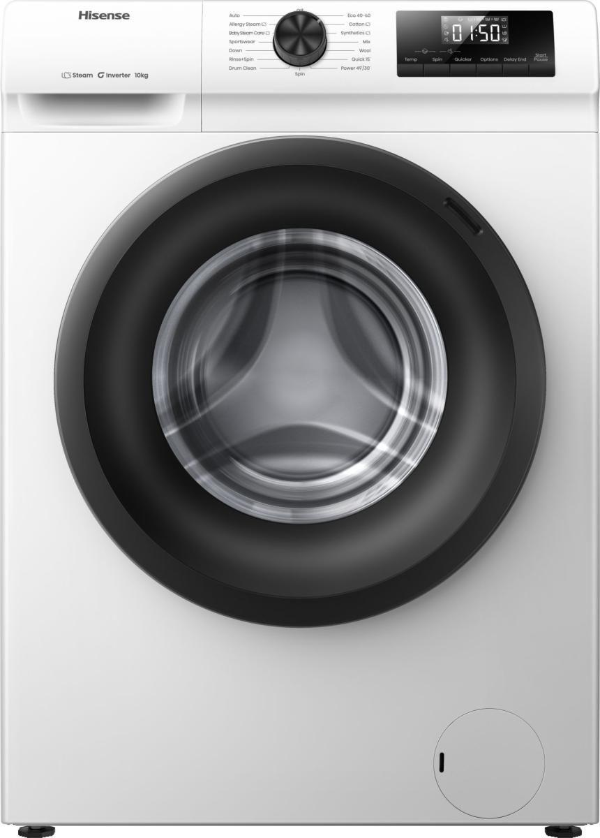 Máquina de Lavar Roupa Independente HISENSE WF1Q1041BW (1400 RPM - B - 46 l - Branco)