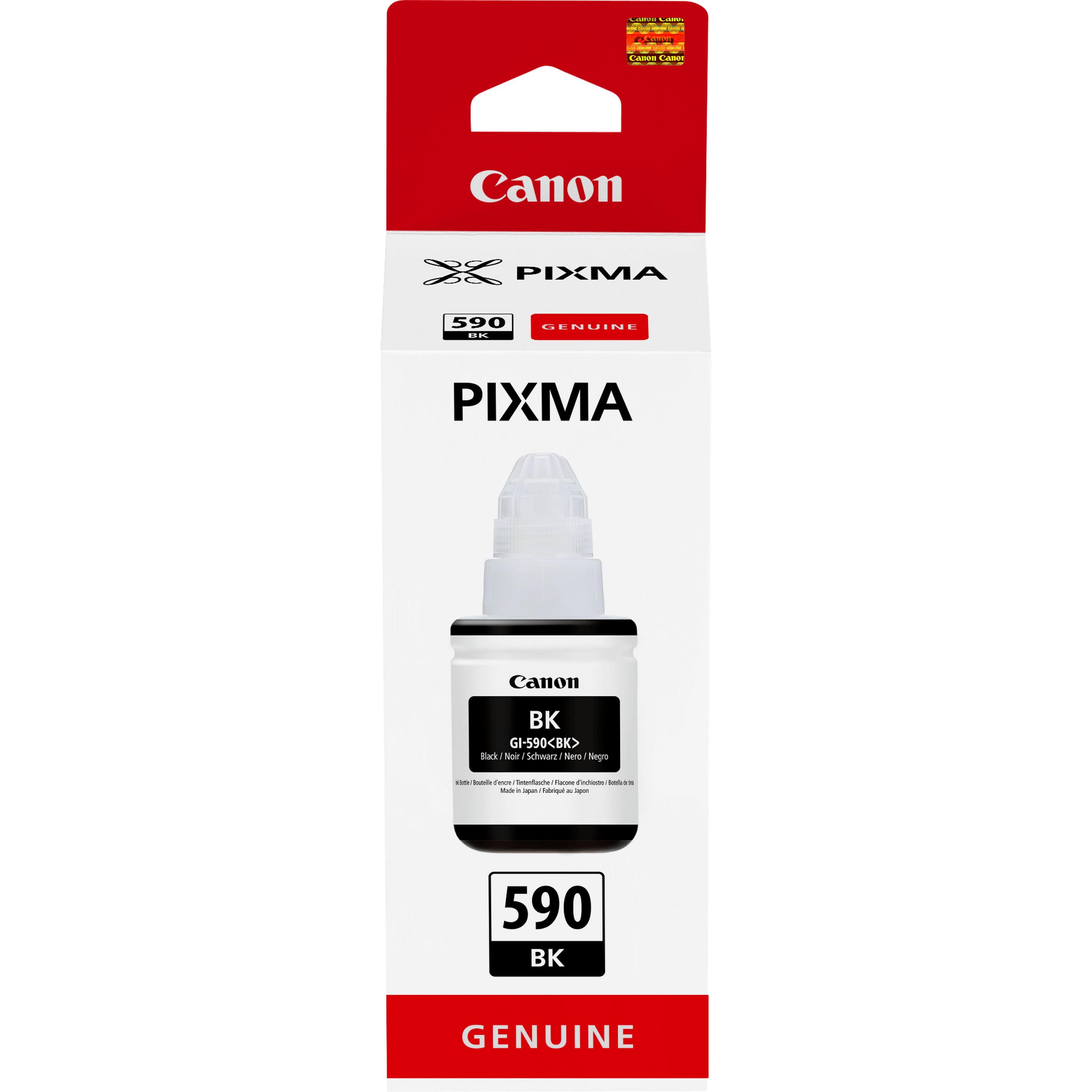 Frasco de Tinta para Impressora CANON GI590BK/1603C001 (6.000 páginas - Preto)