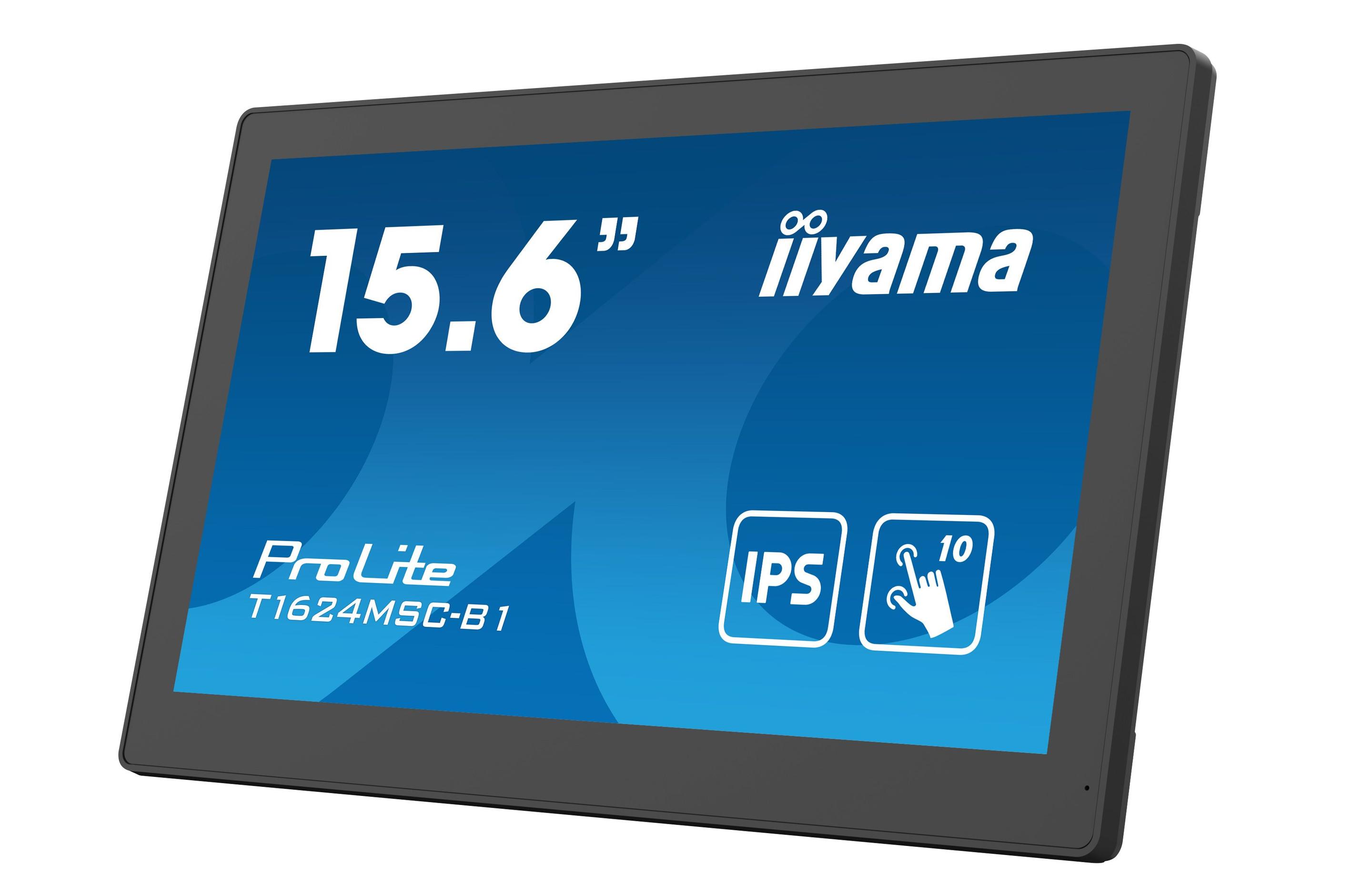 Monitor IIYAMA ProLite T1624MSC-B1 (15,6" - IPS - 1920 x 1080 pixels - Preto) — miniatura 3