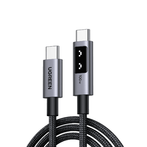 Cabo USB-C UGREEN Uno L509 (2 m - USB-C - Preto)