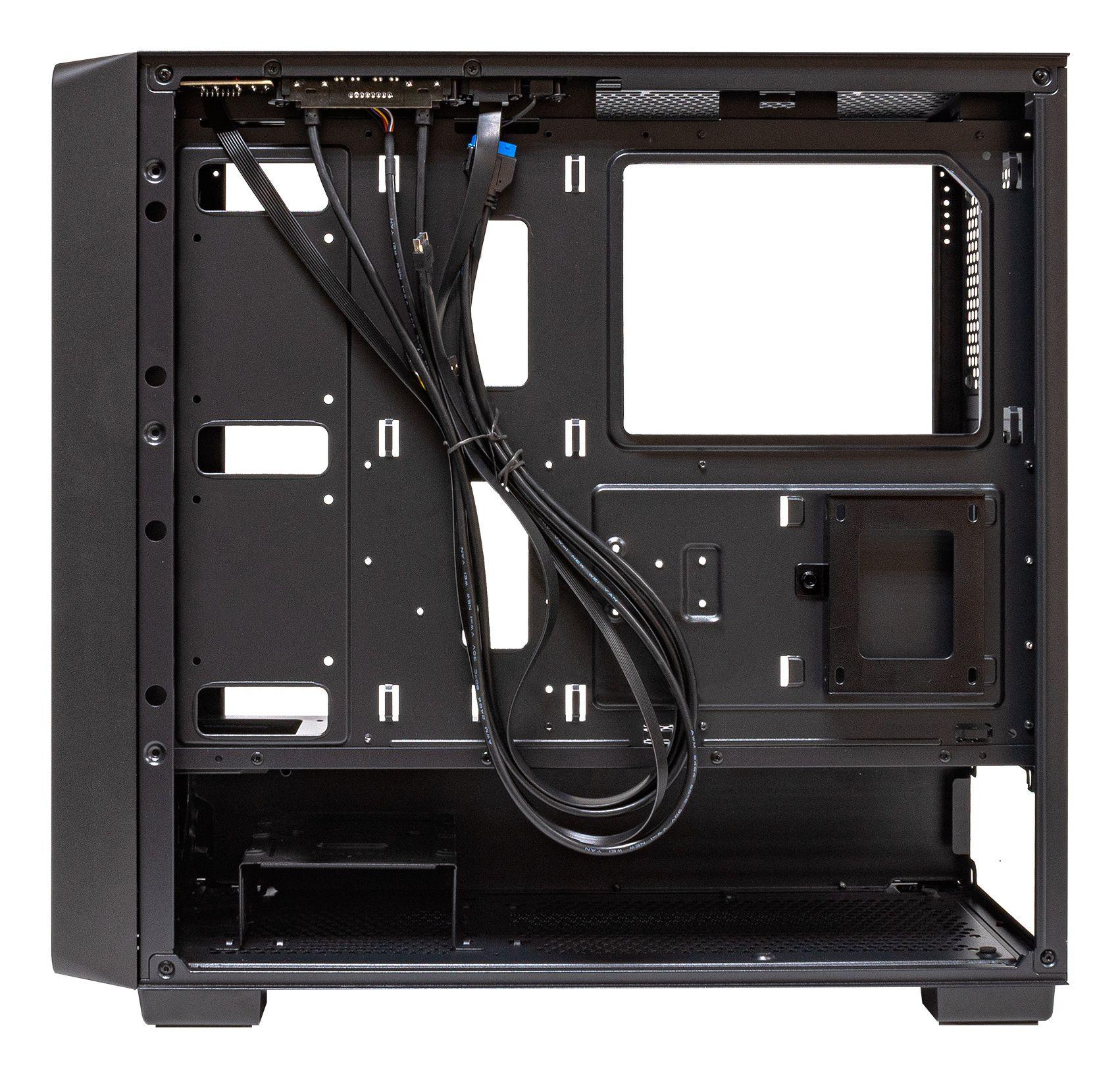 Caixa PC UNYKA Revelat Madeira Black (ATX, E-ATX, Micro ATX, ITX - Midi Tower - 17 cm - Preto/Madeira), miniatura 4