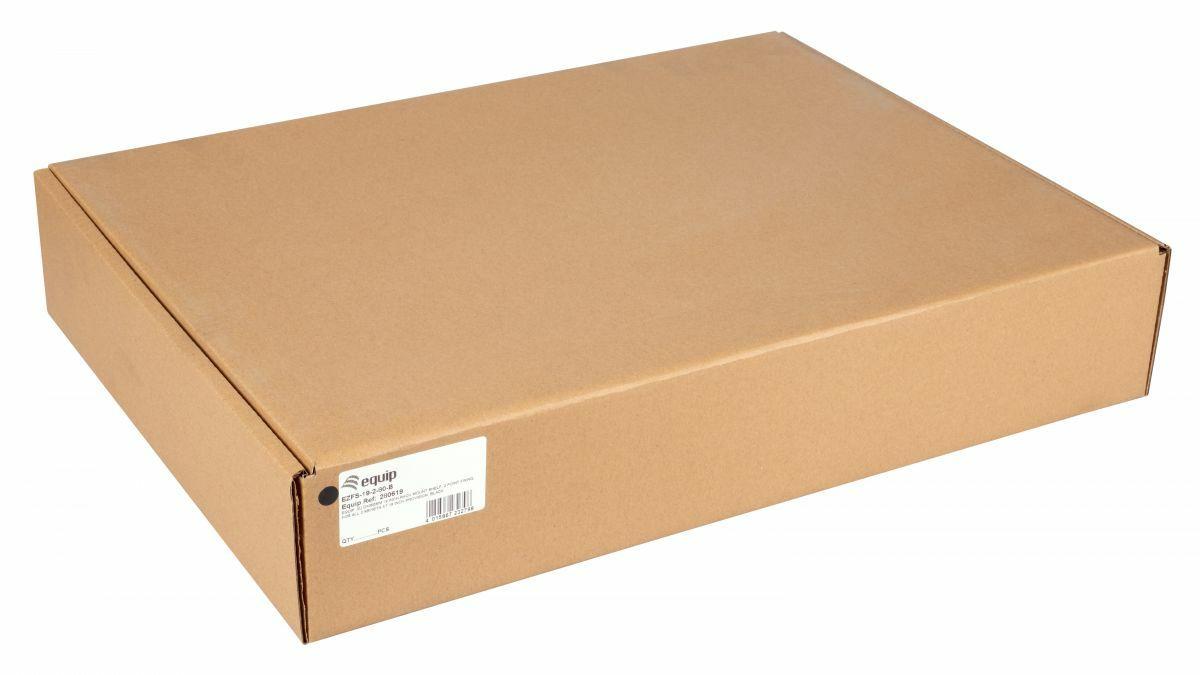 Prateleira Fixa para Rack EQUIP EZFS-19-2-80-B (19" - 2U - 20 kg - Preto) — miniatura 5