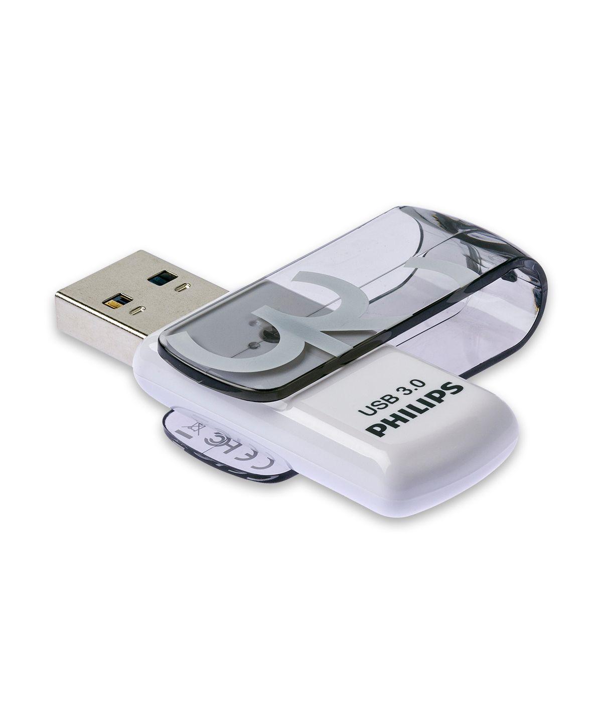 Pen USB PHILIPS FM32FD00D/00 (USB Type-A - 3.2 Gen 1 - Tampa - Cinzento) — miniatura 2