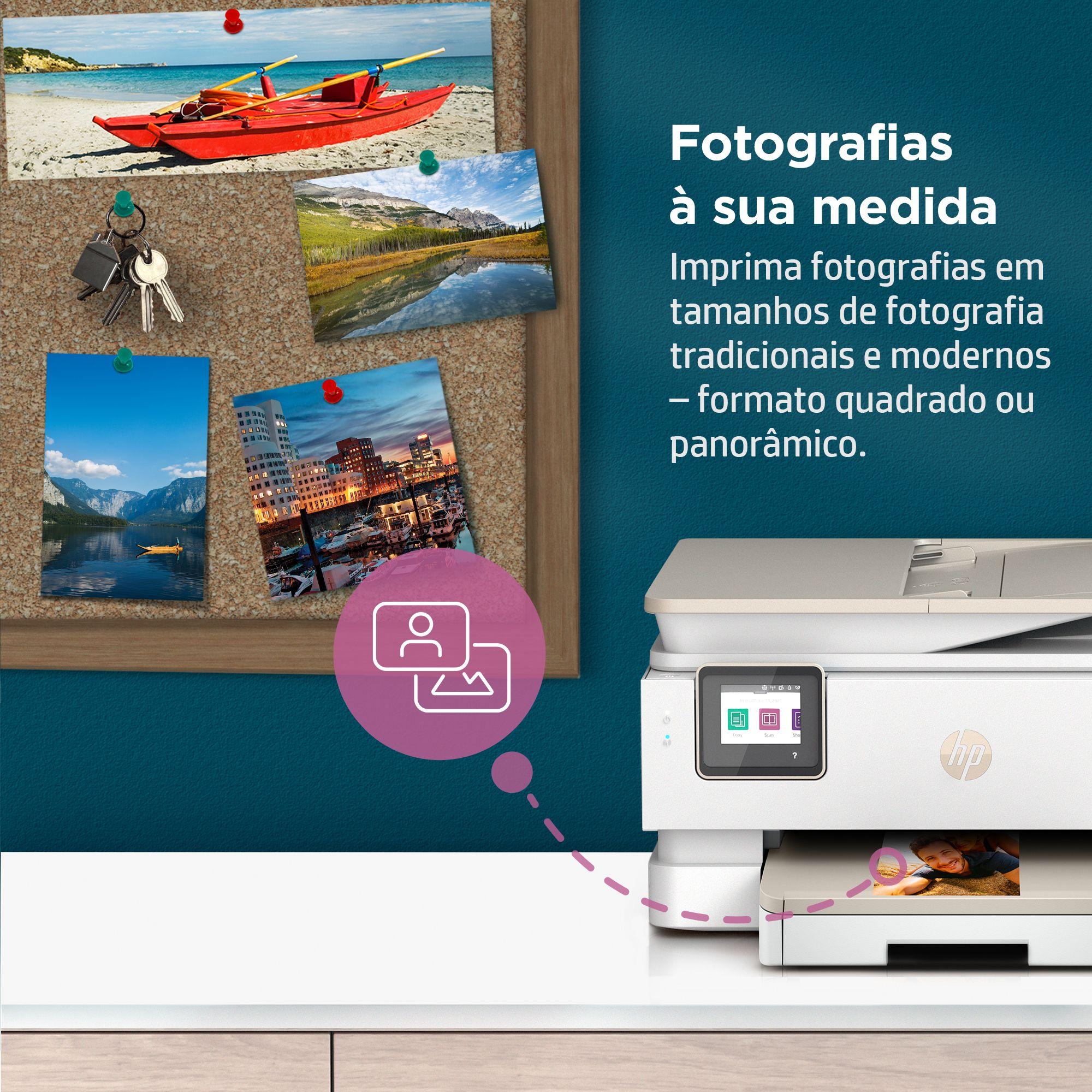 Impressora Multifunções HP ENVY Inspire 7920e (A4 - Impressão a cores - 125 folhas - Bege), miniatura 12