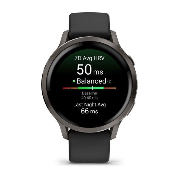 Smartwatch GARMIN Venu 4 (Redondo - AMOLED - 1,2" - Preto) — miniatura 2