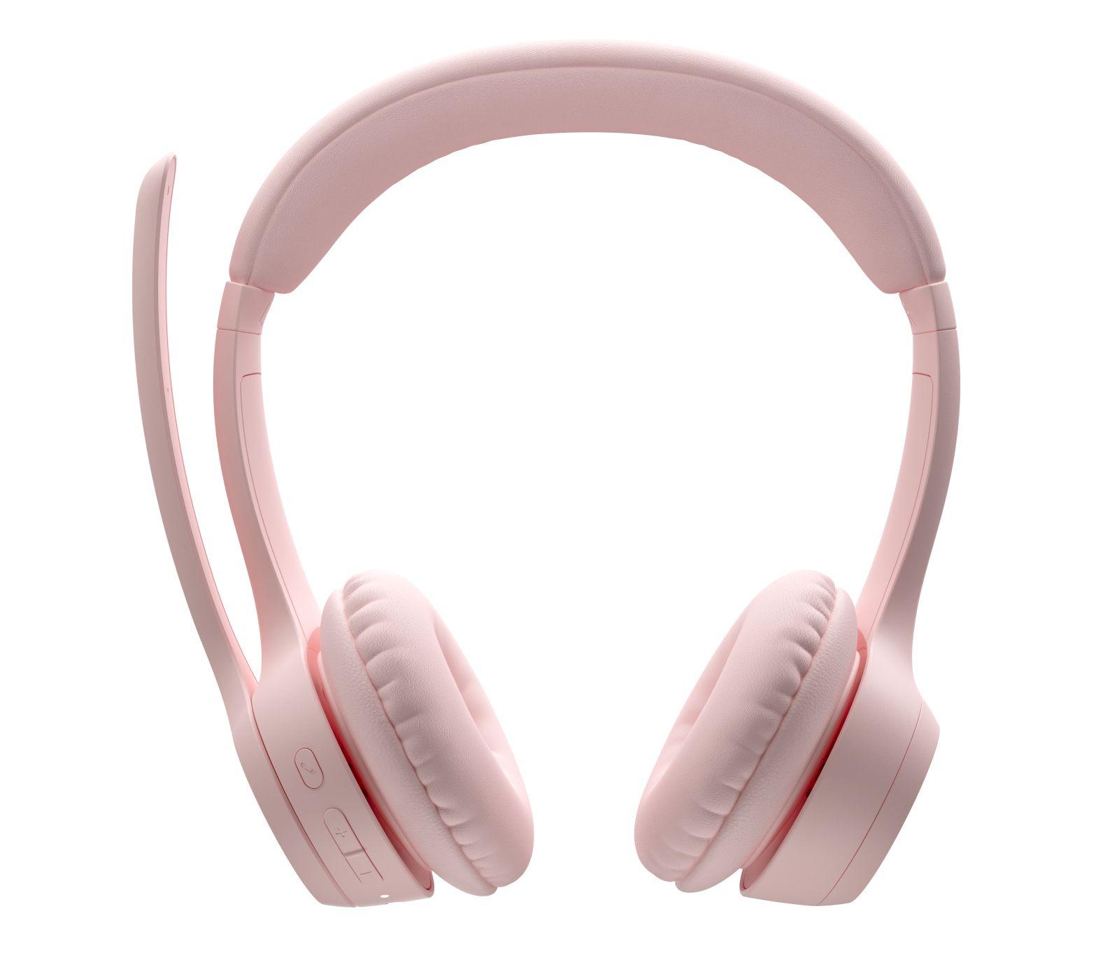 Headset LOGITECH Zone 300 (Binaural - Sem fios - Supra-aural - Rosa)