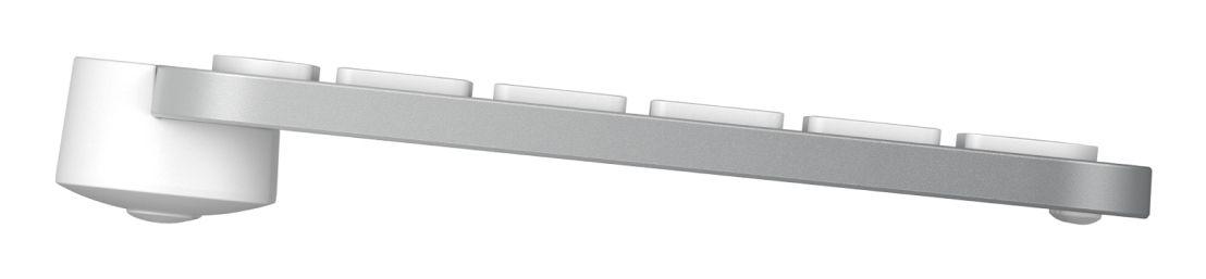 Teclado LOGITECH MX Keys S for Mac (Alemão - Teclas de tesoura - Tamanho completo - Alumínio e Branco) — miniatura 4