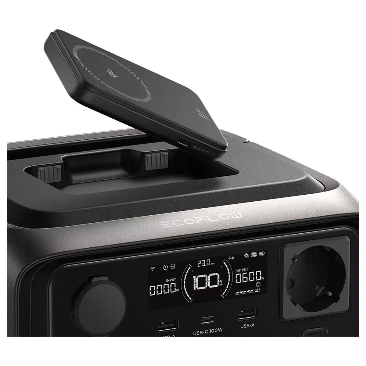 Estação de Energia Portátil ECOFLOW RIVER 3 Max Plus Wireless (858Wh - 600W) — miniatura 5