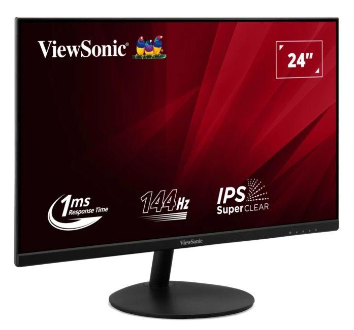 Monitor VIEWSONIC VA24E2-H (23,8" - IPS - 144 Hz - Preto)