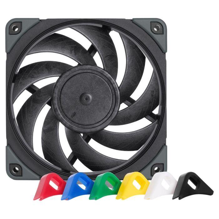 Ventoinha NOCTUA NF-A12x25 PWM chromax.black.swap (1,68 W - Preto), miniatura 2