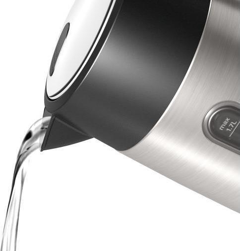 Jarro Elétrico BOSCH TWK4P440 (2400 W - 1,7 l - Aço inoxidável - Preto e Inox)