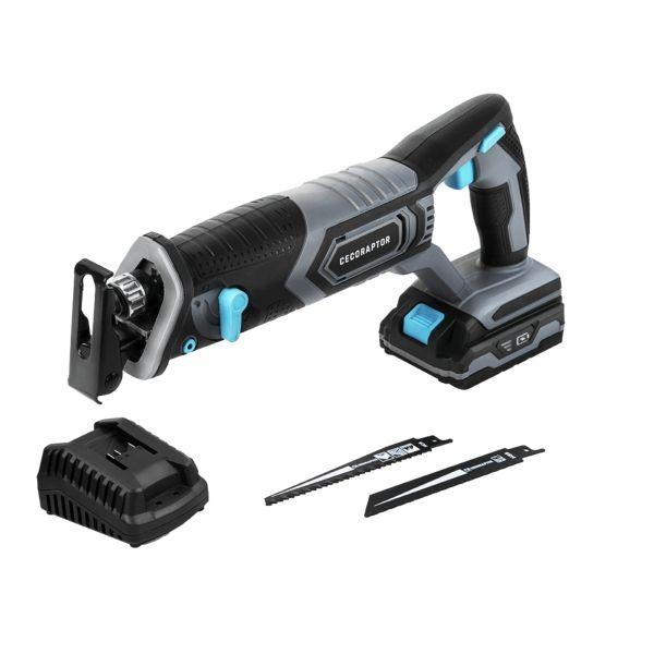 Serra de Sabre CECOTEC CecoRaptor Perfect Quick&Cut 2020 Advance (20 V - Lítio - Preto e Cinza)