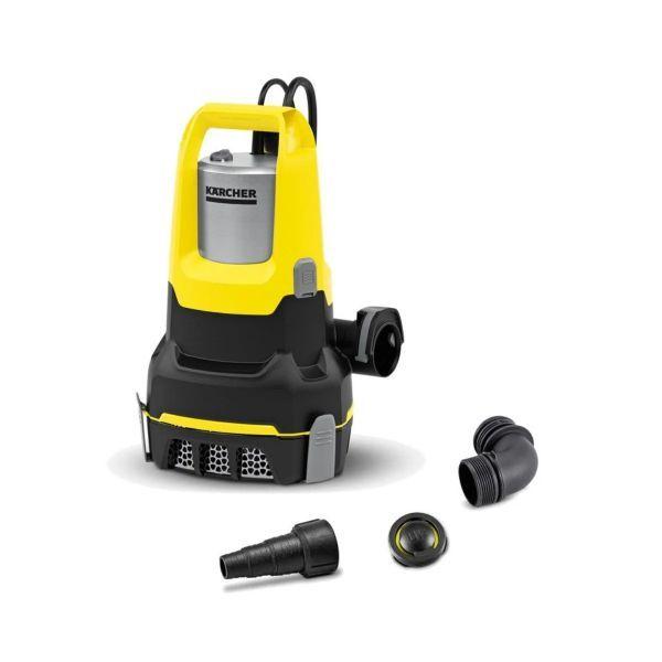 Bomba de Água Submersível KÄRCHER SP 17.000 Flat Level Sensor (550 W - 17 000 l/h - Preto, Aço Inoxidável e Amarelo)