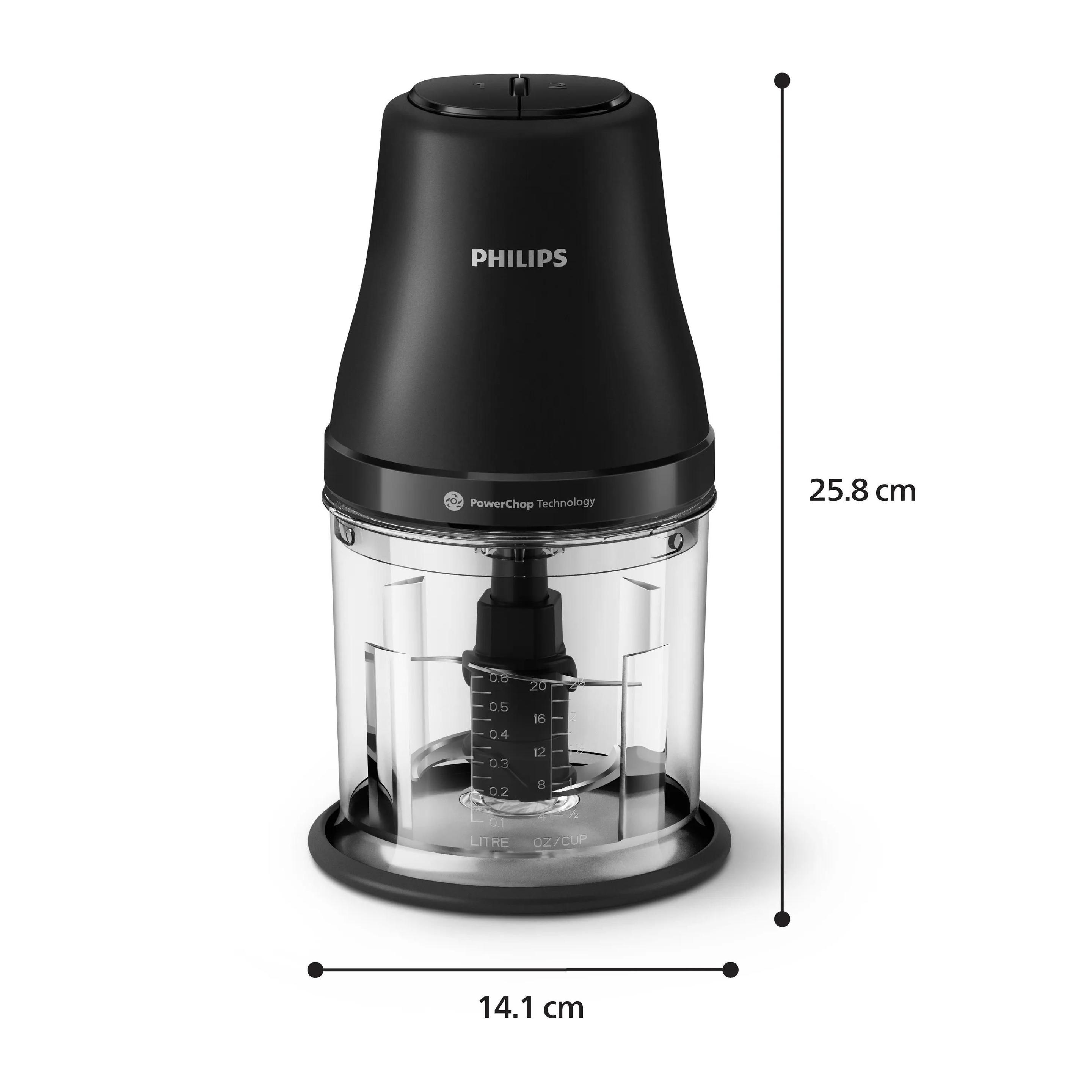 Picadora PHILIPS HR1501/00 (Altura 25,8 cm - Preto), miniatura 3