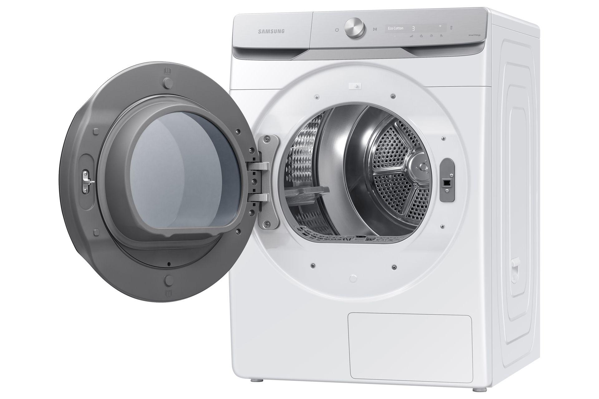 Máquina de Secar Roupa Independente SAMSUNG DV16DG8600BWU3 (16 kg - Bomba de calor - Esquerdo - Branco) — miniatura 4
