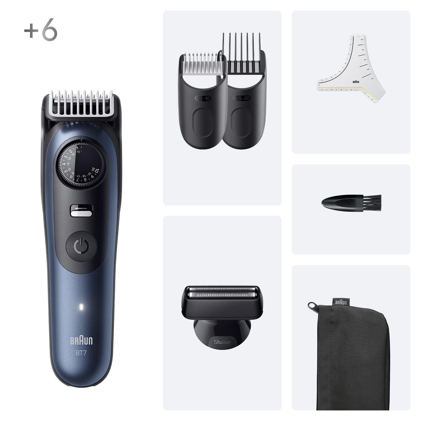 Aparador de Barba BRAUN BT7520 (Preto e Azul) — miniatura 2