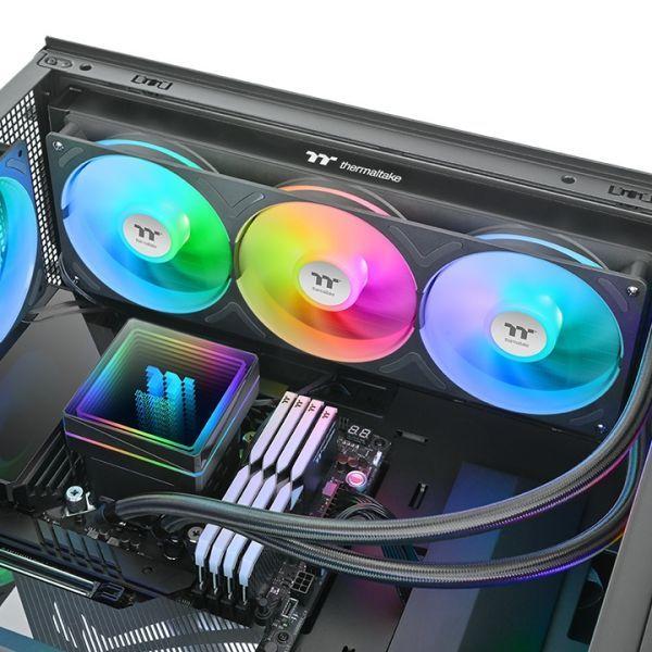 Sistema de Arrefecimento Líquido THERMALTAKE TH360 V3 ARGB Sync AIO (12 cm - 1500 RPM - Azul, Verde, Vermelho - Preto) — miniatura 5