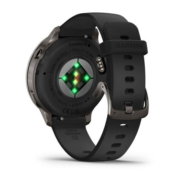 Smartwatch GARMIN Venu 4 (Redondo - AMOLED - 1,2" - Preto) — miniatura 5