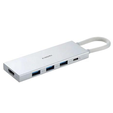 Hub USB-C XIAOMI 5-em-1 Type-C (Transparente)