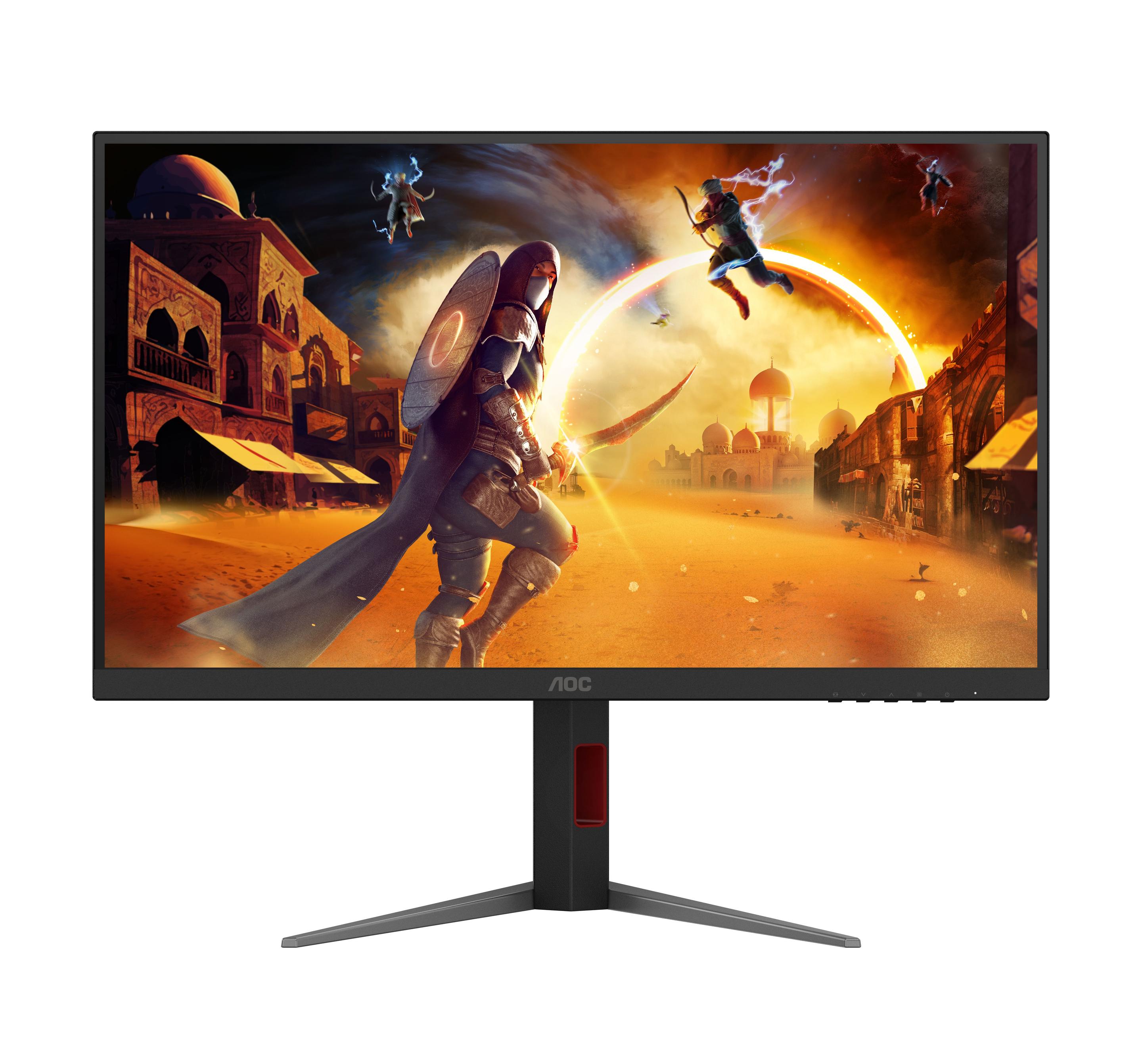 Monitor AOC U27G4XM (27" - Fast IPS - 160 Hz - Preto e Vermelho) — miniatura 5