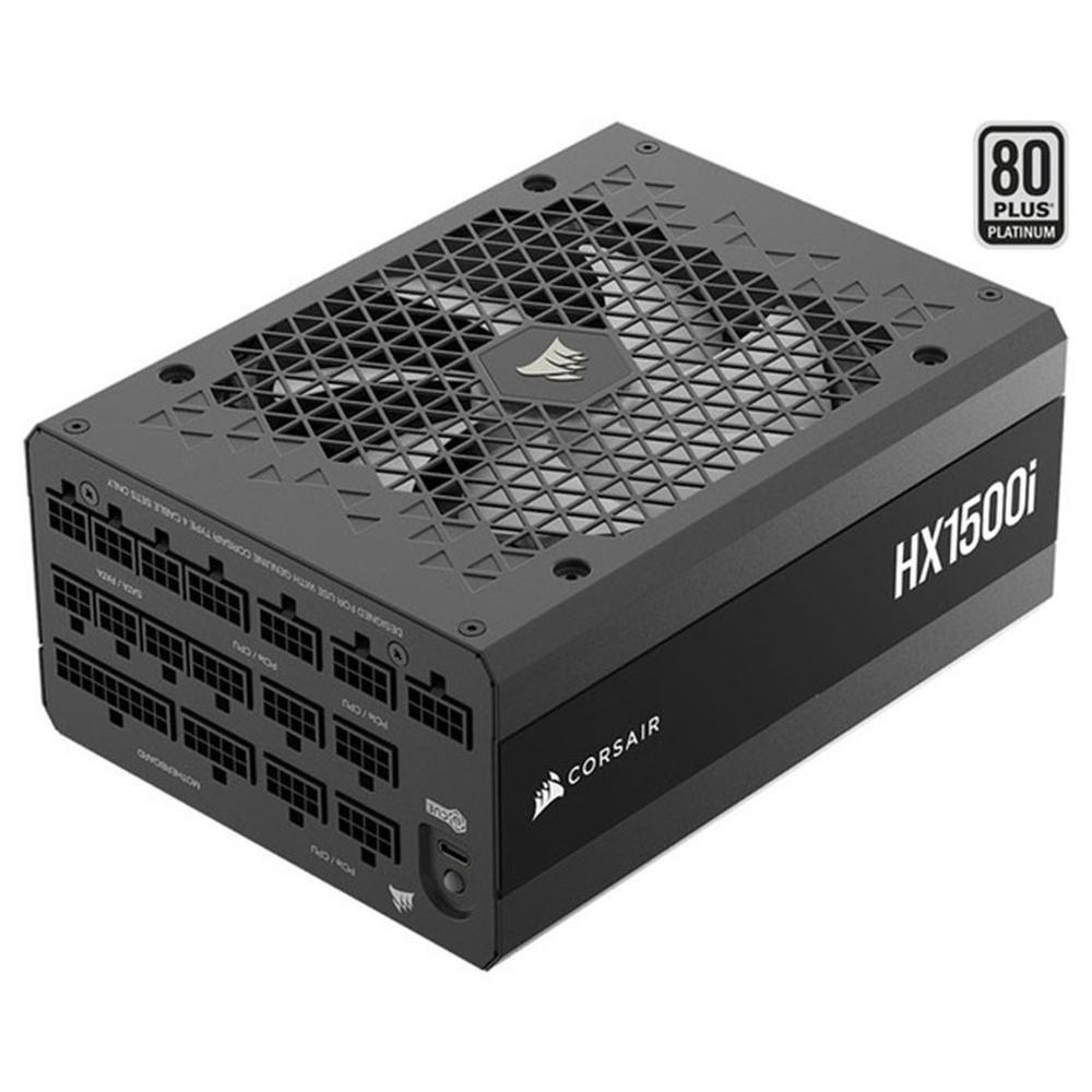 Fonte de Alimentação CORSAIR HX1500i (ATX - 1500 W - 80 PLUS Platinum - Preto)