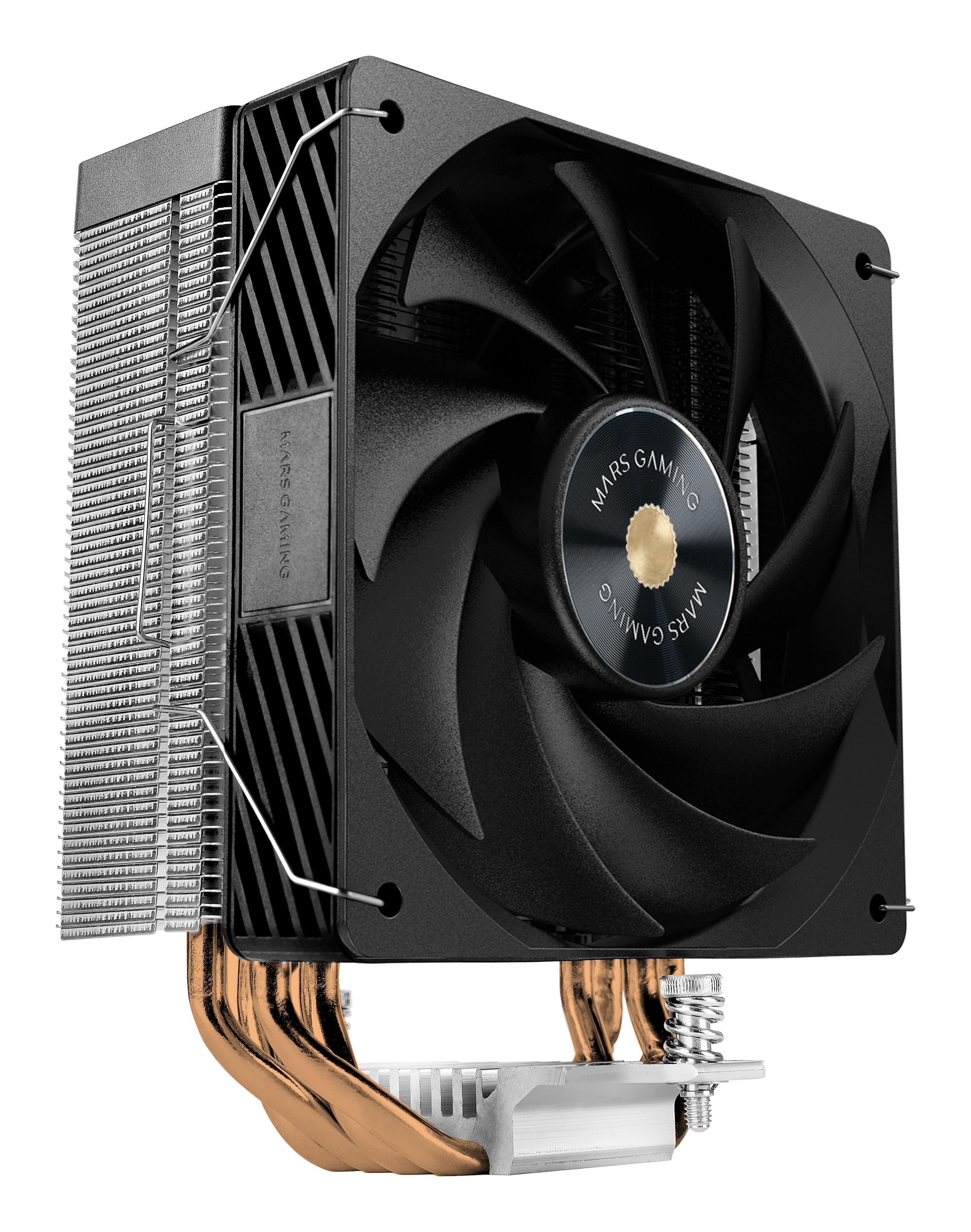 Cooler CPU MARS GAMING MCPU-X4 (12 cm - 2000 RPM - 4-pin - Preto)