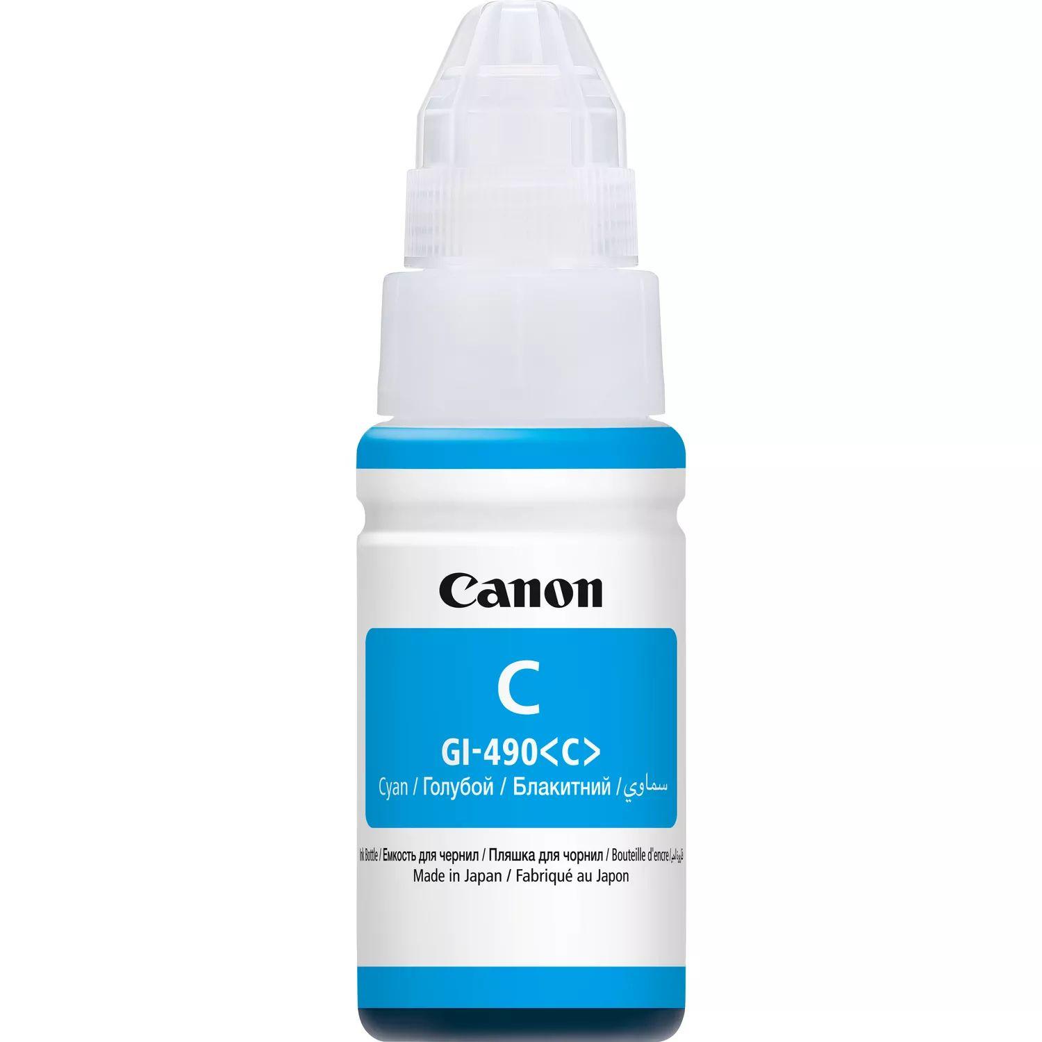 Frasco de Tinta CANON GI490C/0664C001 (Ciano)