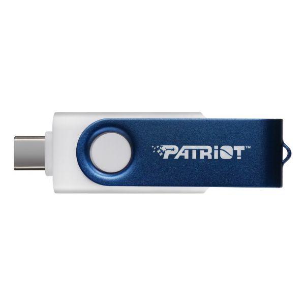 Pen USB PATRIOT Xporter X550 (USB Type-A / USB Type-C - USB-A / USB-C - USB 3.2 Gen 1 - Azul e Branco)