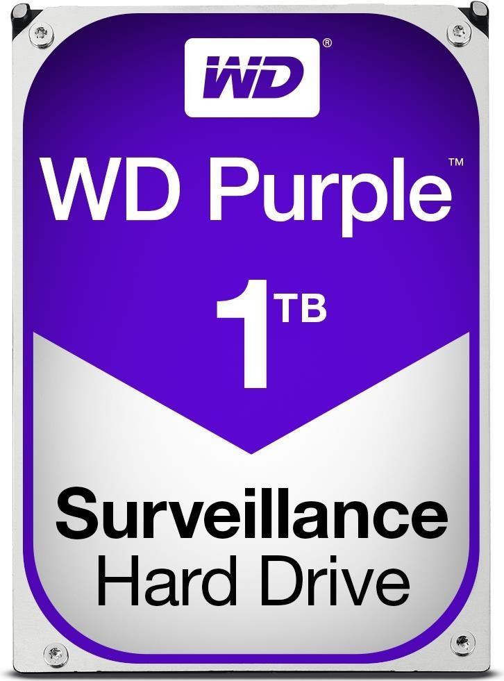 Disco Rígido Interno WESTERN DIGITAL WD10PURZ (1000 GB - 3,5" - SATA 6 Gb/s)