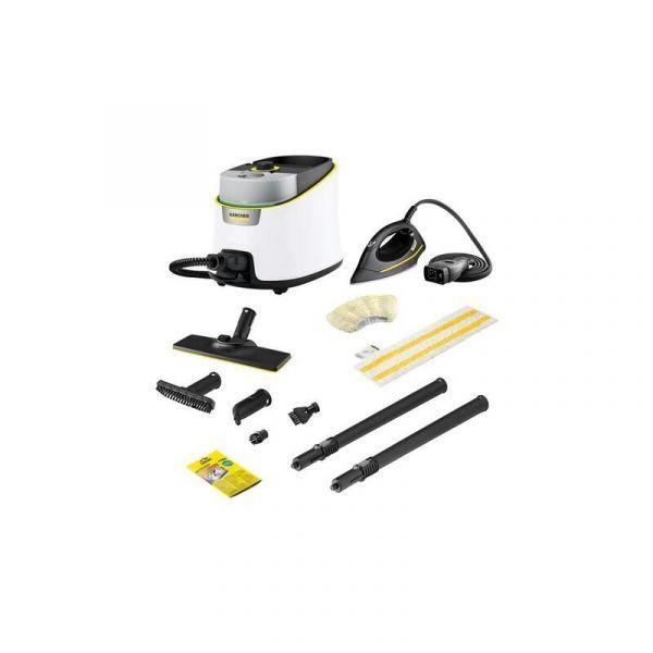 Máquina de Limpeza a Vapor KÄRCHER SC 4 Deluxe Iron (Branco/Preto)