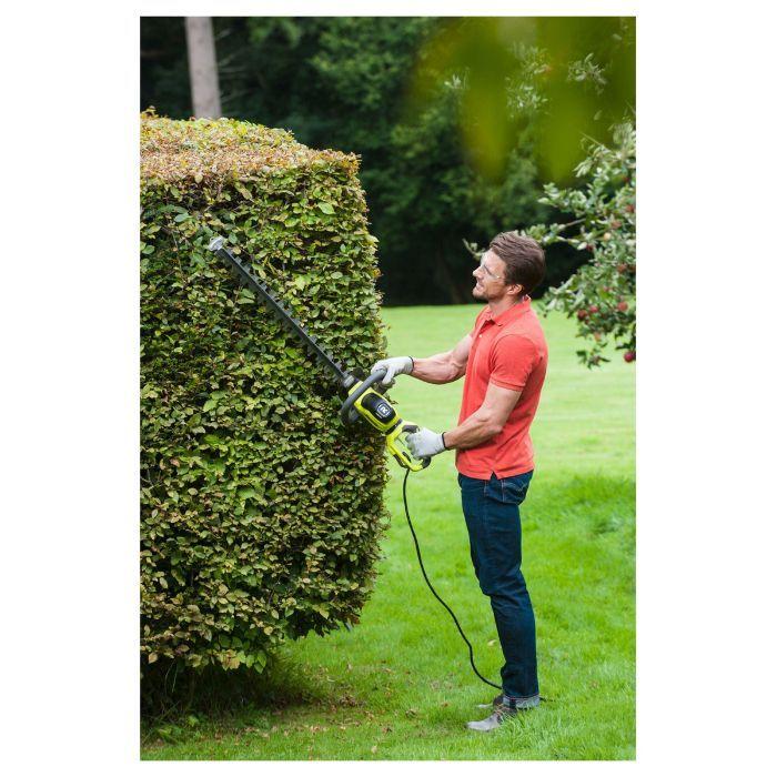 Corta-Sebes Elétrico RYOBI RHT6160RS (600 W - Corrente alternada - Preto e Verde-lima) — miniatura 2