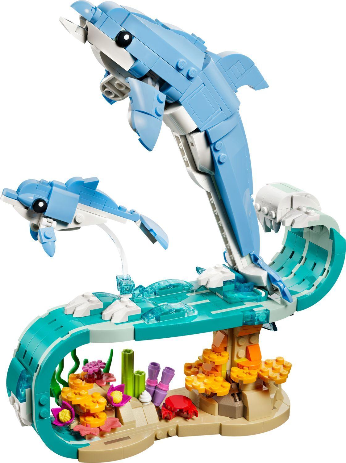 LEGO 31385 Creator Animais Marinhos: Golfinhos Encantadores (9+ anos - 542 peças)
