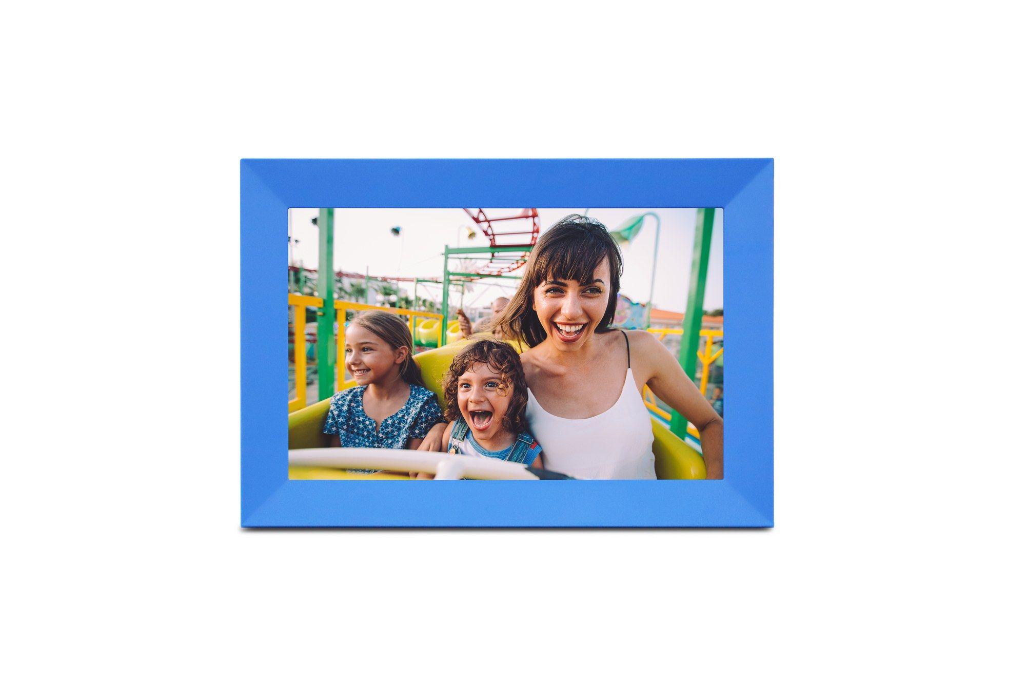 Moldura Digital DENVER Frameo PFF-1023BU (10,1" IPS tátil - Wi-Fi - Azul)