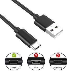 Cabo USB EWENT EC1033 (1 m - USB C - USB A - Preto) — miniatura 2