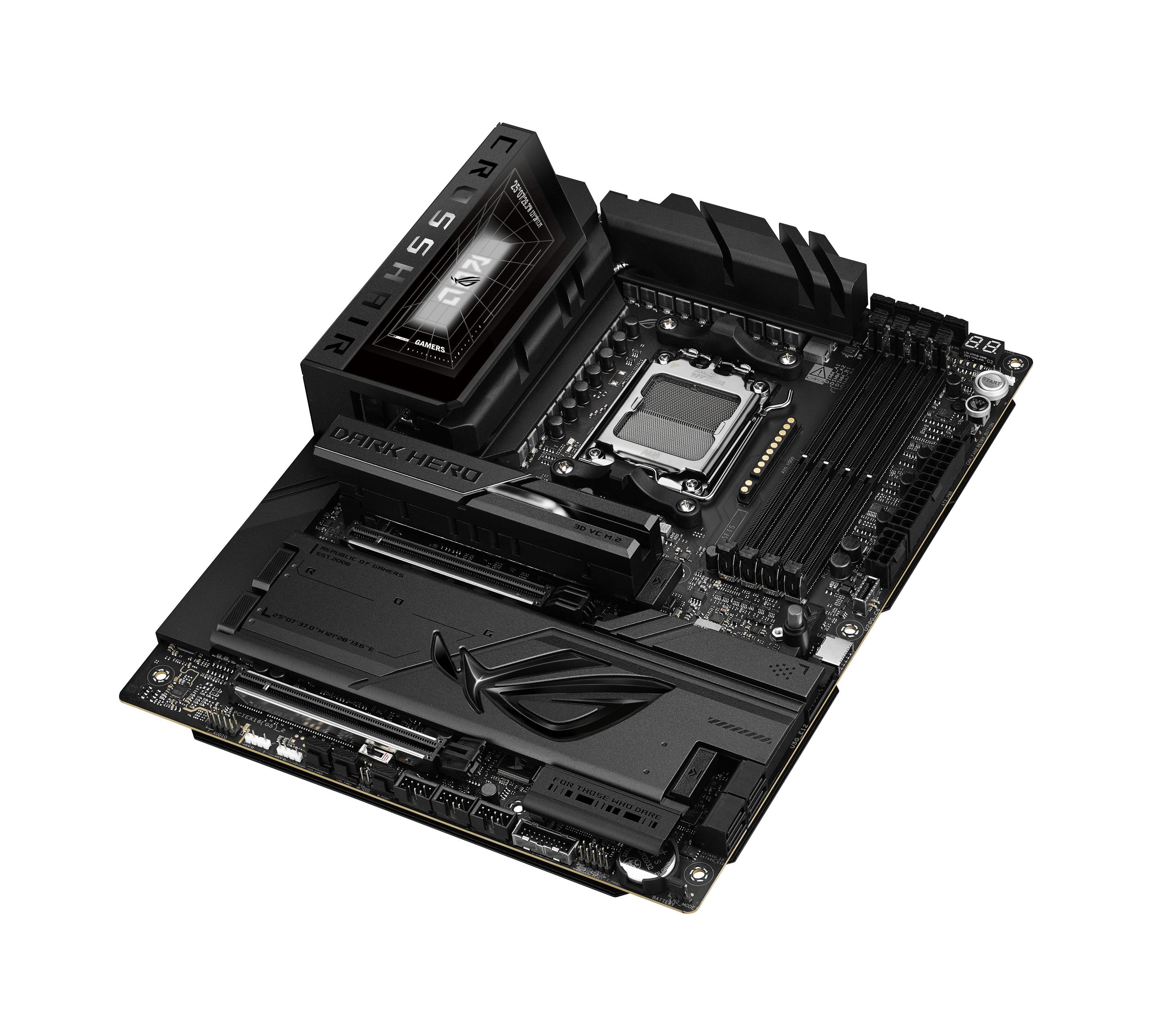 Motherboard ASUS ROG CROSSHAIR X870E DARK HERO (AM5 - ATX - Duplo canal - Preto), miniatura 6