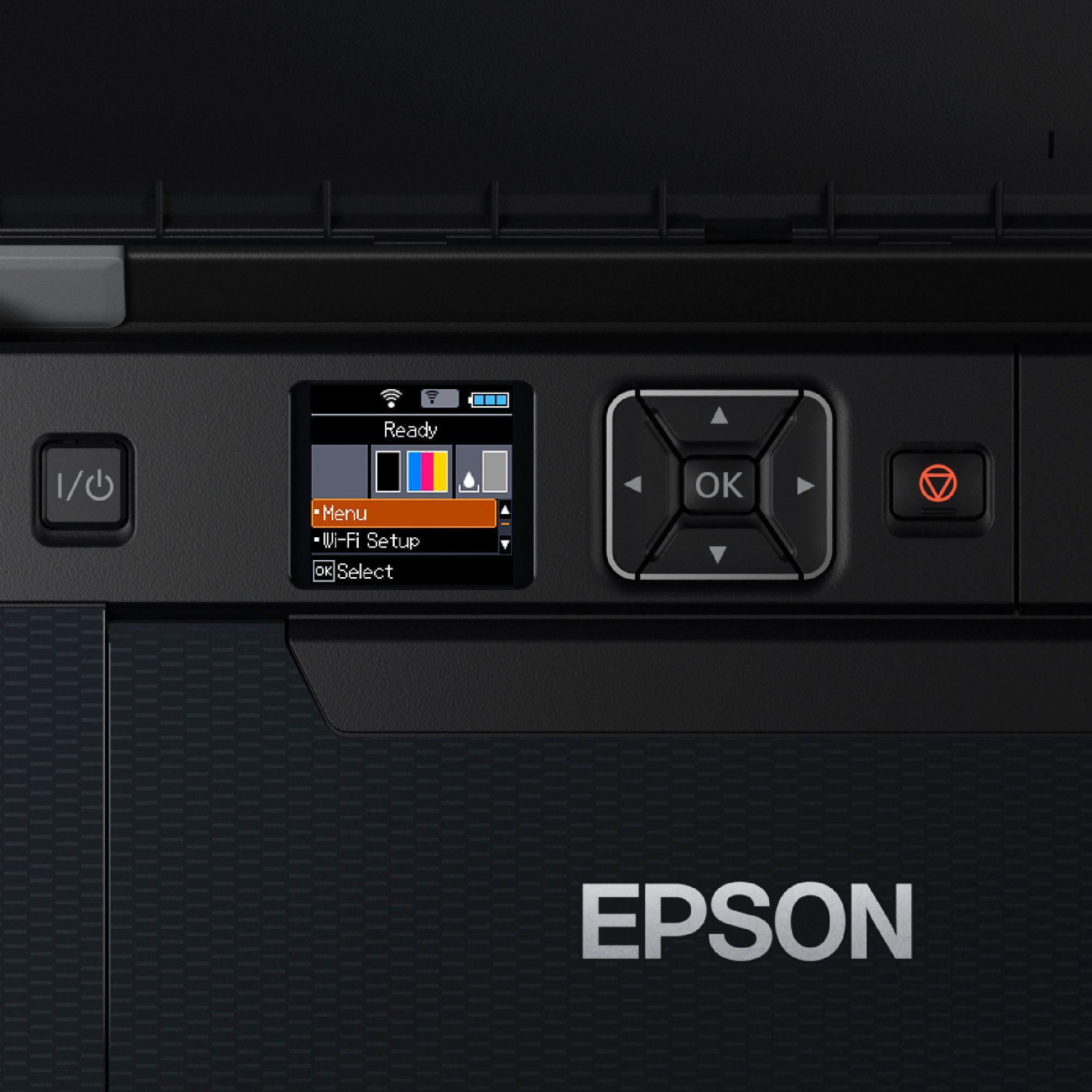 Impressora Jato de Tinta Portátil EPSON WorkForce WF-110W (A4 - 20 folhas - Wi-Fi, Wi-Fi Direct, USB - Preto) — miniatura 4