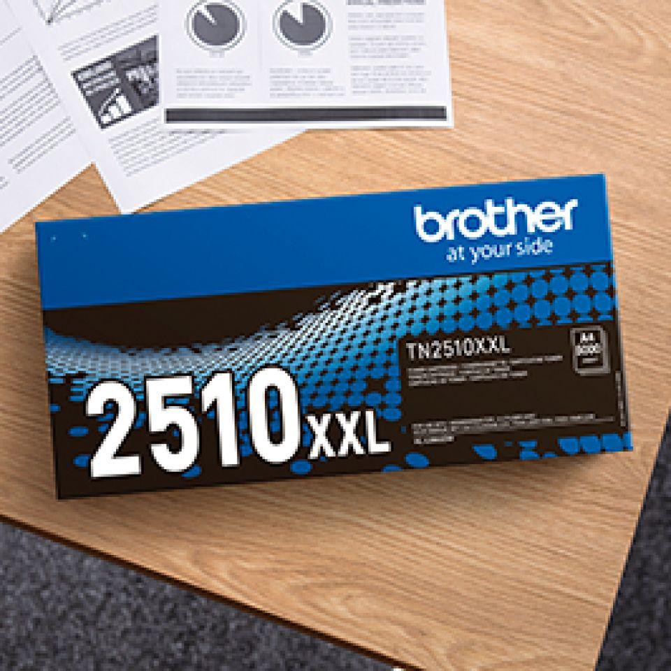 Toner BROTHER TN2510XXL (5000 páginas - Preto), miniatura 2