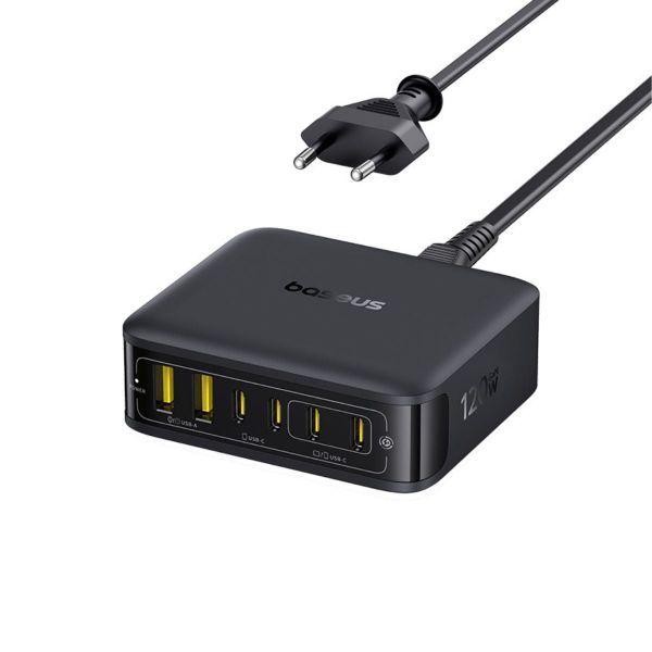 Carregador de Secretária BASEUS Enerfill FH21 (120 W - GaN - Preto), miniatura 2