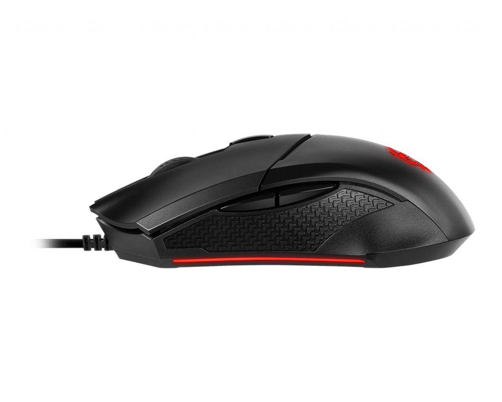 Rato MSI Clutch GM08 (Ambidestro - 4200 DPI - Ótico - Preto) — miniatura 3