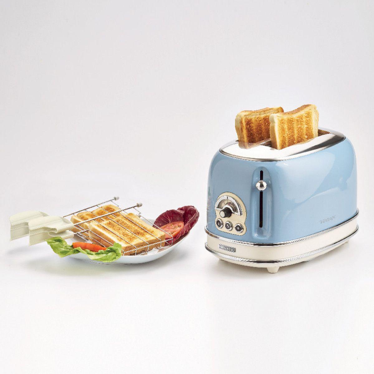 Torradeira ARIETE 0155/15 (810 W - 2 fatias - Metal - Azul-claro), miniatura 4