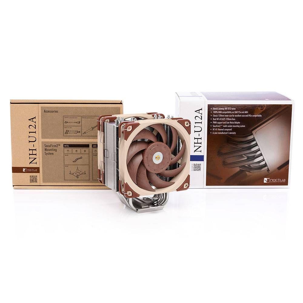 Cooler CPU NOCTUA NH-U12A (Bege/Castanho/Prateado) — miniatura 5